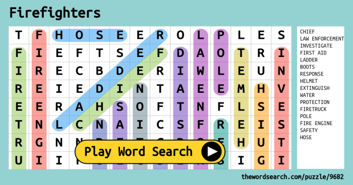 Word search level 81 firefighters