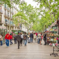 Ramblas las barcelona colon situation privileged interest points know history do continental hotel