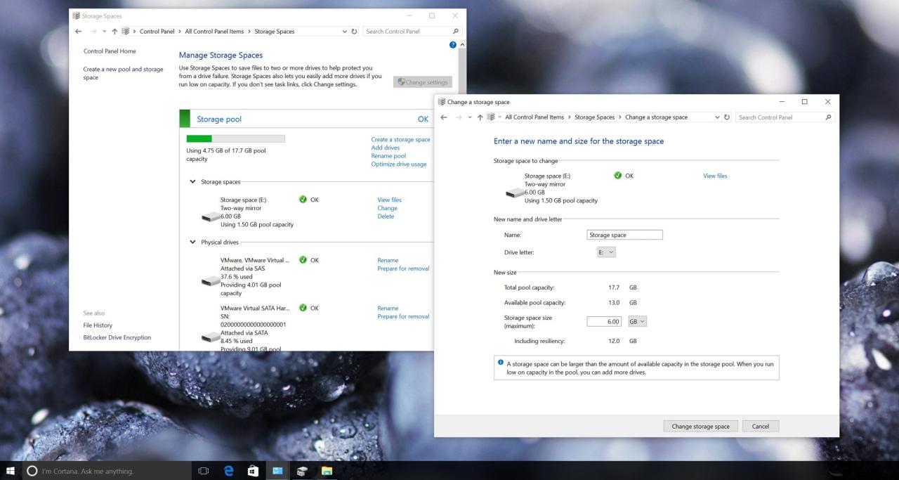 Volume volumes storage between logical partitions